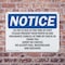 Signmission Co-Pay Is Due At The Time Of Visit Please, 10 in W x Rectangle, Plastic OS-2PACK-NS-P-710-L-10834 - alternate 5